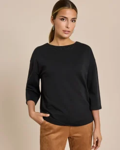 Best Shirt mit Applikation am Ausschnitt Shirts & Tops