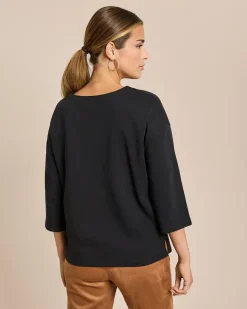 Best Shirt mit Applikation am Ausschnitt Shirts & Tops