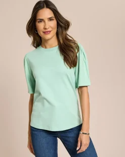 Clearance Shirt mit Ausschnittdetail Shirts & Tops