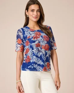 Discount Shirt mit bedruckter Spitze Shirts & Tops