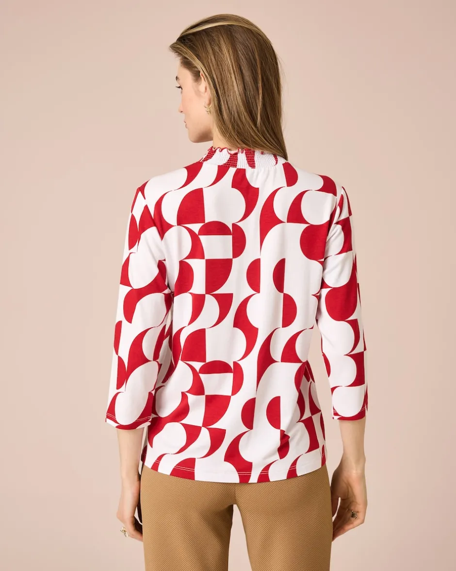 Online Shirt mit Bicolor-Druck Shirts & Tops