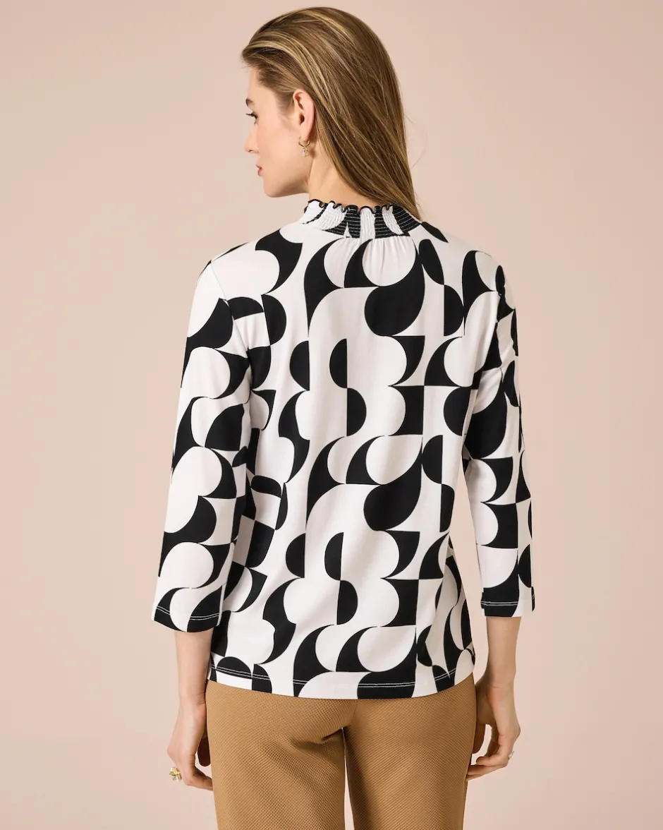 Online Shirt mit Bicolor-Druck Shirts & Tops