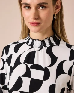 Online Shirt mit Bicolor-Druck Shirts & Tops