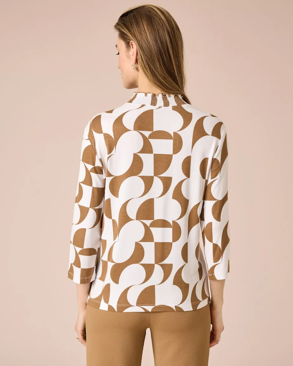 Online Shirt mit Bicolor-Druck Shirts & Tops