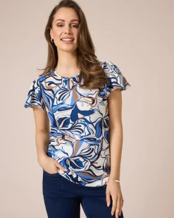 New Shirt mit Blüten-Print Shirts & Tops