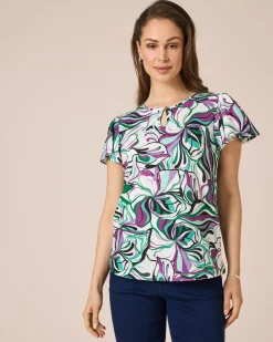 New Shirt mit Blüten-Print Shirts & Tops