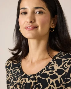 New Shirt mit Blumendruck Shirts & Tops