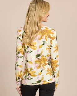 Discount Shirt mit Blumen-Druck Shirts & Tops