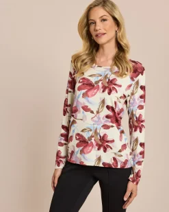 Discount Shirt mit Blumen-Druck Shirts & Tops