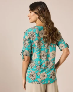 Discount Shirt mit Blumendruck Shirts & Tops