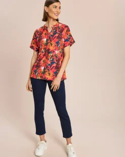Sale Shirt mit Blumendruck Shirts & Tops
