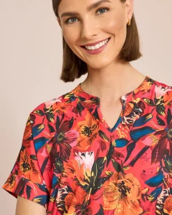 Sale Shirt mit Blumendruck Shirts & Tops