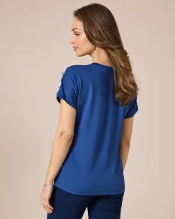 Outlet Shirt mit Blumen-Druckmix Shirts & Tops