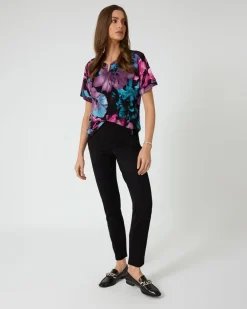 Outlet Shirt mit Blumen-Print Shirts & Tops