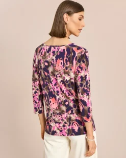 Outlet Shirt mit buntem Leodprint Shirts & Tops