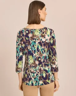 Outlet Shirt mit buntem Leodprint Shirts & Tops