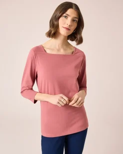 Shirt mit Carré-Ausschnitt Shirts & Tops