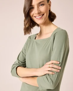 Shirt mit Carré-Ausschnitt Shirts & Tops