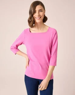 Shirt mit Carré-Ausschnitt Shirts & Tops
