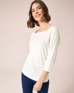 Shirt mit Carré-Ausschnitt Shirts & Tops