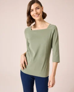 Shirt mit Carré-Ausschnitt Shirts & Tops