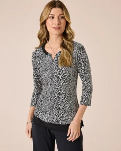 Hot Shirt mit Dekoblende Shirts & Tops