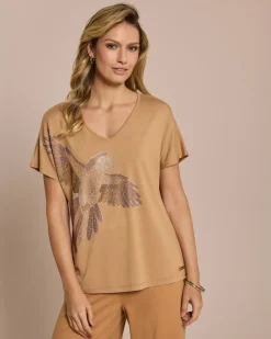 Clearance Shirt mit Dekoration Shirts & Tops