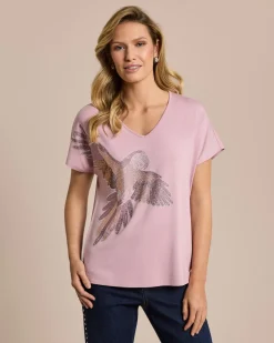 Clearance Shirt mit Dekoration Shirts & Tops