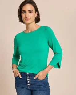 Outlet Shirt mit dekorativem 3/4-Arm Shirts & Tops