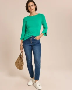 Outlet Shirt mit dekorativem 3/4-Arm Shirts & Tops