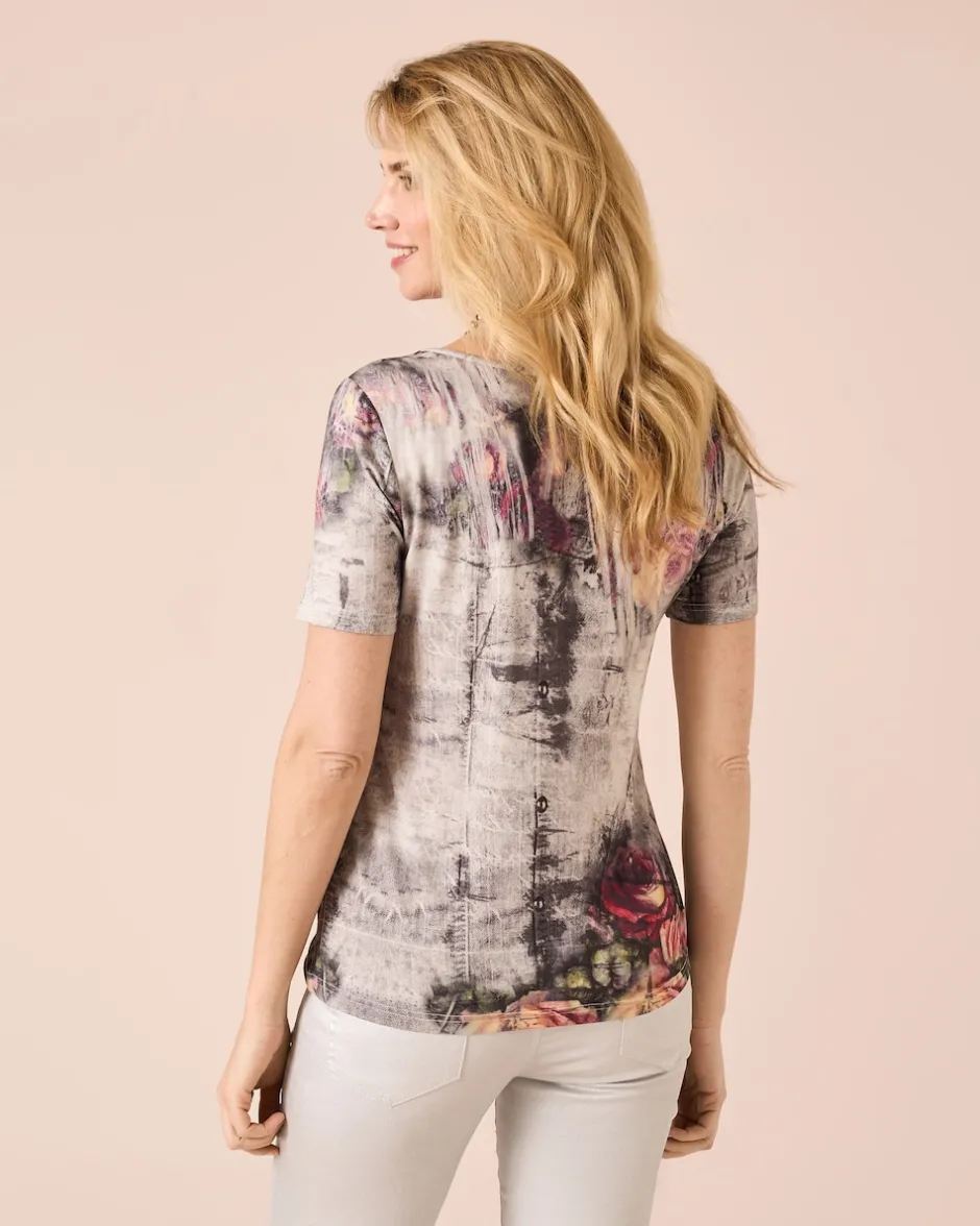 Clearance Shirt mit Fantasie-Druckmix Shirts & Tops