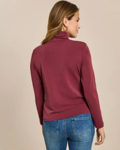 Online Shirt mit gerafftem Ausschnitt Shirts & Tops