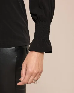 Sale Shirt mit gesmoktem Ärmel Shirts & Tops