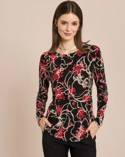 Best Shirt mit großem Blumendruck Shirts & Tops