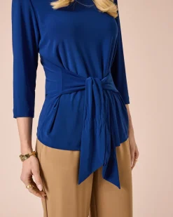 Discount Shirt mit Gürtel Shirts & Tops