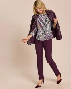 Online Shirt mit Hahnentritt-Design Shirts & Tops