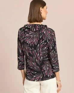 Shirt mit halsfernem Rollkragen Shirts & Tops