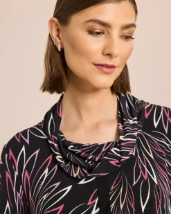 Shirt mit halsfernem Rollkragen Shirts & Tops