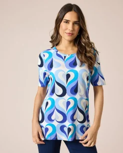 Discount Shirt mit Herz-Motiv Shirts & Tops