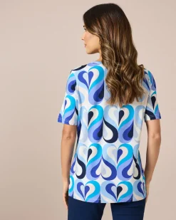 Discount Shirt mit Herz-Motiv Shirts & Tops