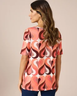 Discount Shirt mit Herz-Motiv Shirts & Tops