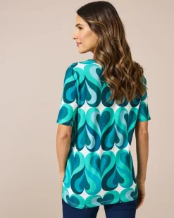 Discount Shirt mit Herz-Motiv Shirts & Tops