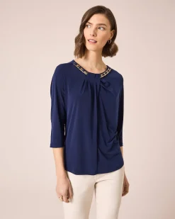 Sale Shirt mit Ketten-Accessoire Shirts & Tops