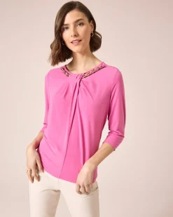 Sale Shirt mit Ketten-Accessoire Shirts & Tops