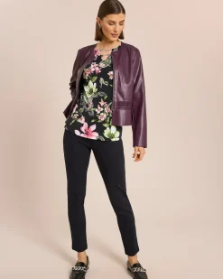 Discount Shirt mit Kettendeko am Ausschnitt Shirts & Tops