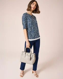 Sale Shirt mit Key-Hole und Kordel Shirts & Tops