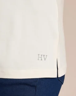 Outlet Shirt mit langem Halbarm und Umschlag Shirts & Tops