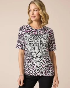 Sale Shirt mit Leokopfdruck Shirts & Tops