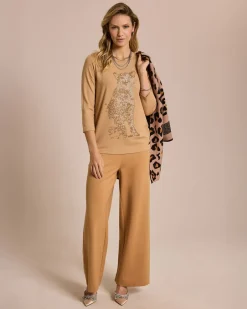 Best Shirt mit Leoparden-Strassprint Shirts & Tops