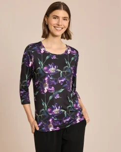 Best Shirt mit Liliendruck Shirts & Tops